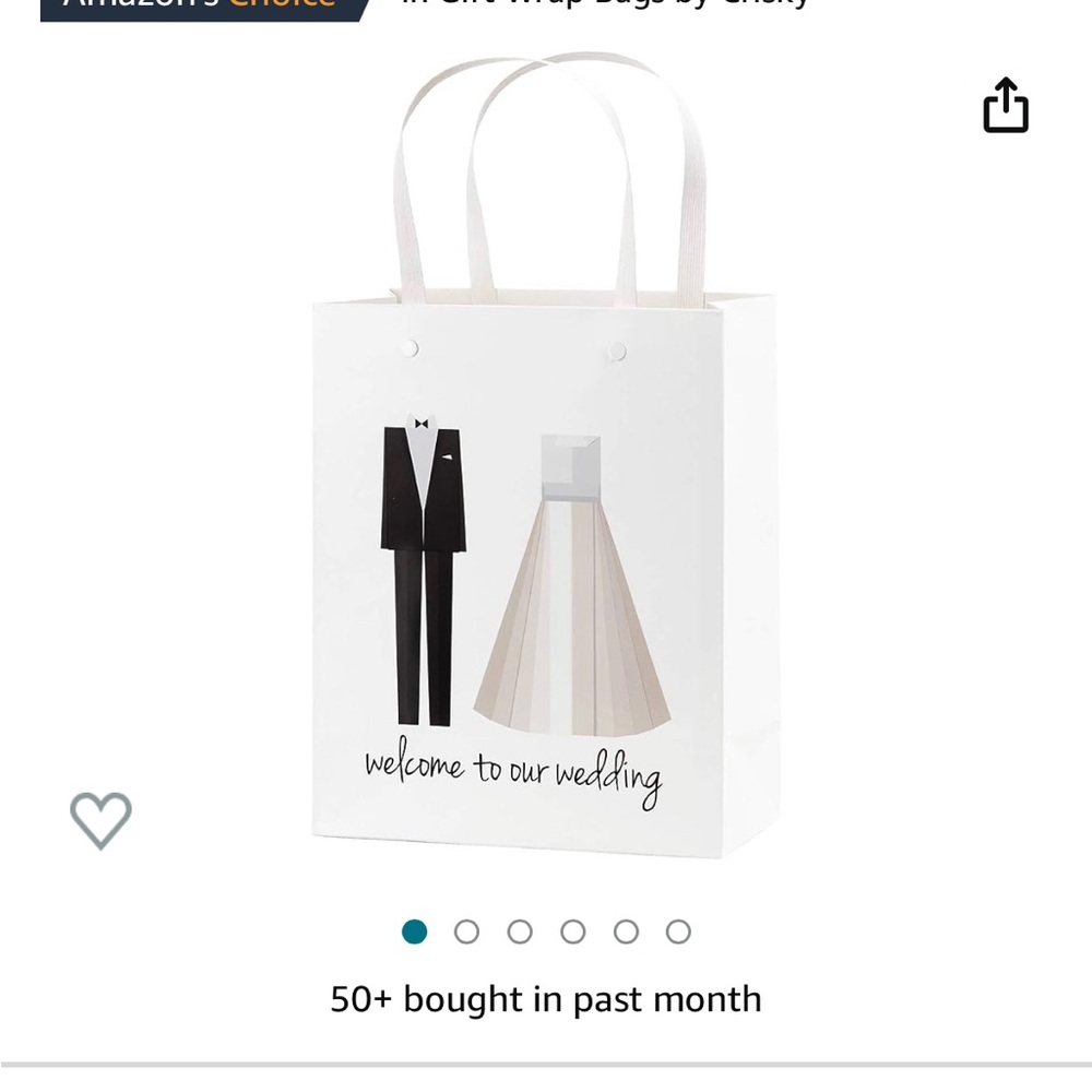 Welcome to Our Wedding Bags 25 pcs